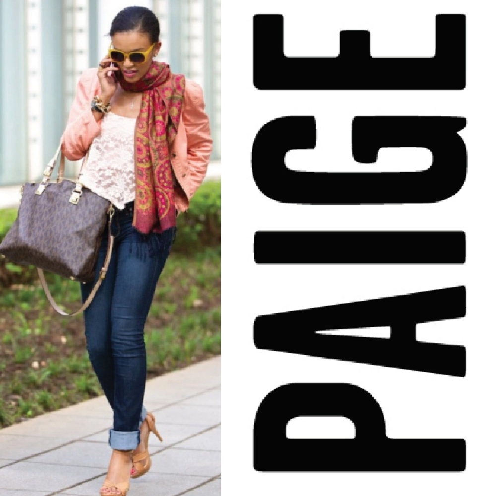 Paige Jeans Skyline Straight in dark wash size 28